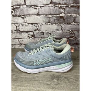 Hoka One One Bondi 7 1110519 Blue Synthetic Running Shoes Women’s 9M US/41 1/3EU